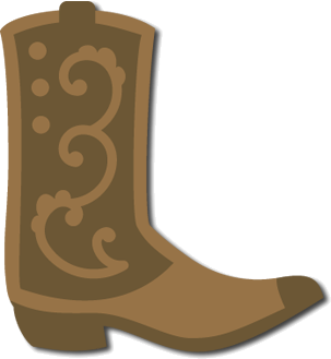 Cowboy Boot SVG File