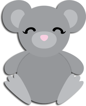 Cuddly Mouse SVG File