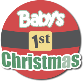 Baby's First Christmas Caption SVG