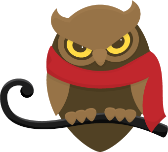 Blustery Owl SVG