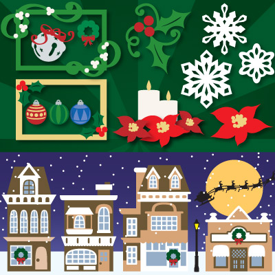Christmas in the Village SVG Collection